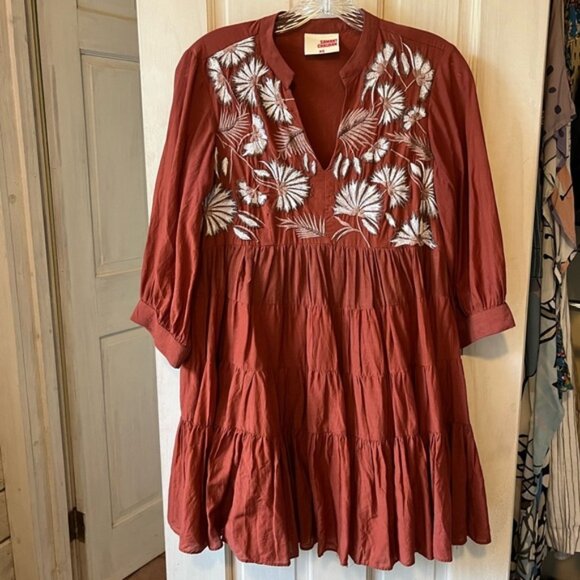 Anthropologie Samant Chauhan dress XS embroidered - Picture 1 of 6